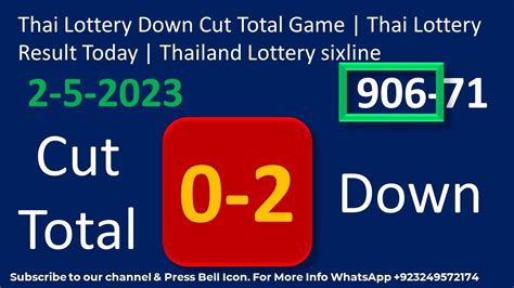 sixline thai lottery result 2023